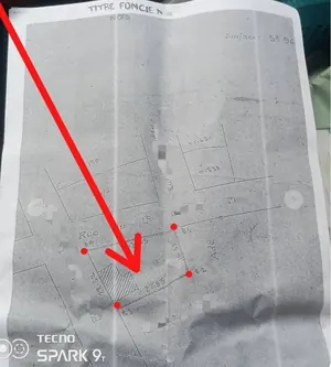 Terrain 1 lot en vente en bordure de goudron à angle de rue à Assivito – 600 millions FCFA