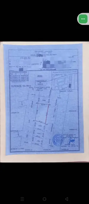 Terrain 1500 m² en vente en bordure de goudron à Togblekopé Tsikplonou – 130 millions FCFA