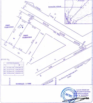 Vente de terrain à Noépé, 2 lots en bordure de voie de 70m – 10 millions FCFA le lot — photo 6
