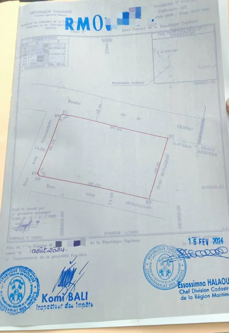 Vente de terrain à Kpala, plus de 10 lots, 2 angles de rue, ouvert sur 3 voies dont le contournement – 30 millions FCFA le lot