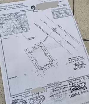 Terrain 10 lots en vente à Legbassito / Apessito – 20 millions FCFA le lot (vente en bloc uniquement) — photo 1