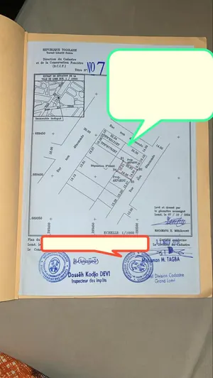 Terrain demi-lot carré à vendre à Zanguera en face de l'école Les Victorieux – 13 millions FCFA — photo 2