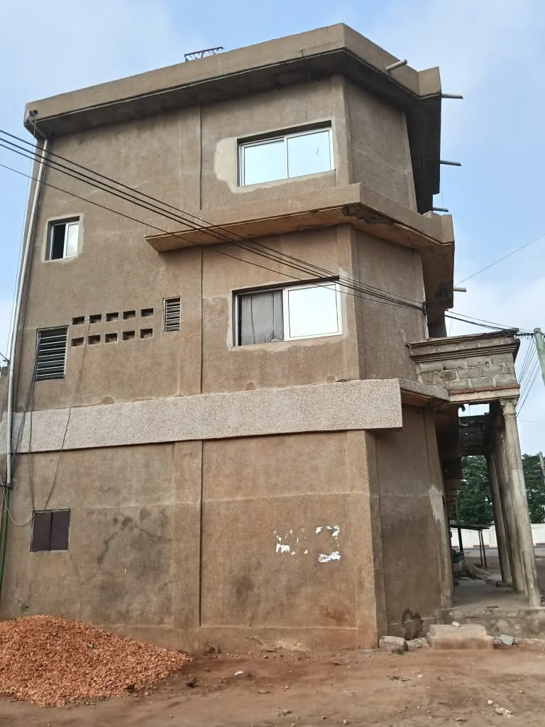Immeuble commercial 7 appartements + 2 magasins, 263 m², angle de rue, à vendre à Novissi – 300 millions FCFA