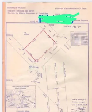 Terrain 1 lot en angle de rue à vendre à Apessito quartier la Paix – 14 millions FCFA