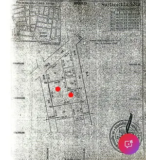 Terrain 2 lots de 1200 m² en vente à Tokoin – 80 millions FCFA le lot