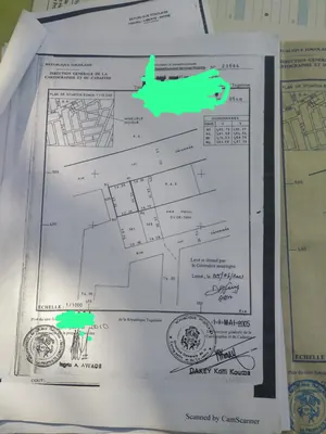 Terrain 1 lot en vente en angle de rue au bord du goudron à Adidogomé Yokoe – 55 millions FCFA — photo 2