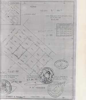 Villa inachevée 10 chambres et plus en vente au bord des pavés à Kégué – 60 millions FCFA