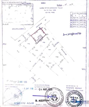 Terrain de 651 m² avec ancienne villa 4 chambres à vendre à Kégué – 70 millions FCFA — photo 2