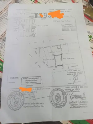 Terrain 1 lot de 600 m² en vente à Adidogomé Kohé – 27 millions FCFA