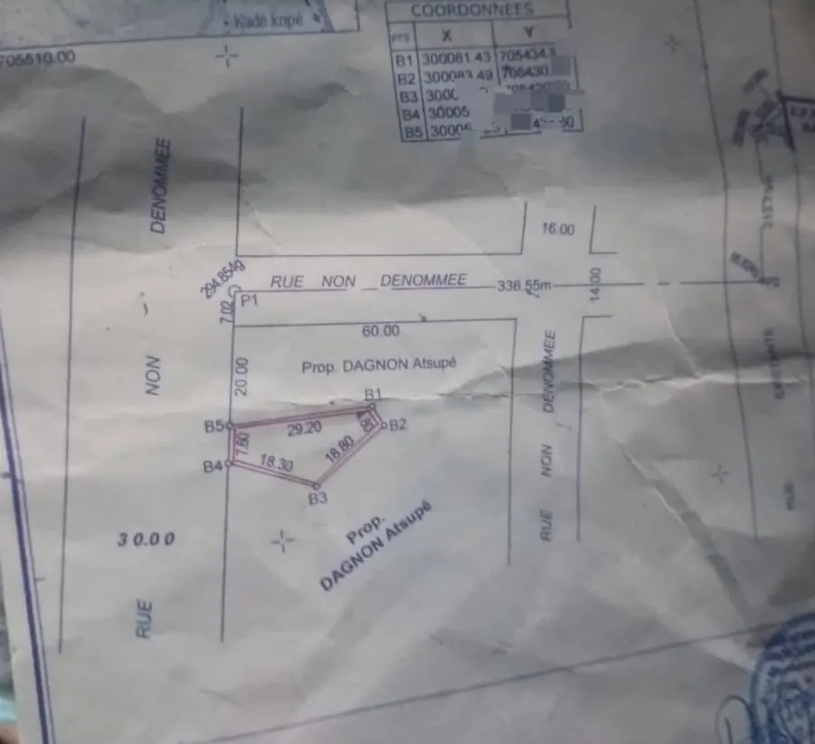 Maison 1 chambre à vendre à Davié Odef – 10 millions FCFA