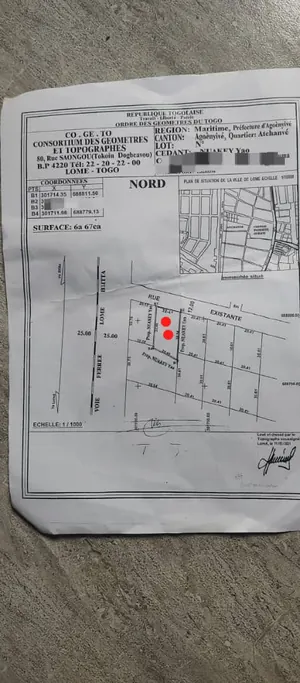 Terrain 667 m² en vente à Agoè Assiyéyé – à partir de 35 millions FCFA — photo 5