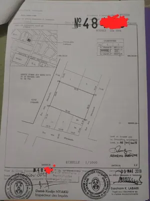 Terrain 2 lots à vendre à Sagbado – prix à partir de 38 millions FCFA le lot