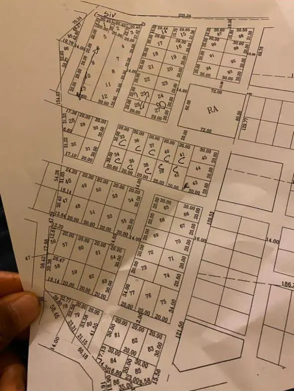 Terrain 10 lots (6000 m²) en vente à Apessito – 12 millions FCFA le lot