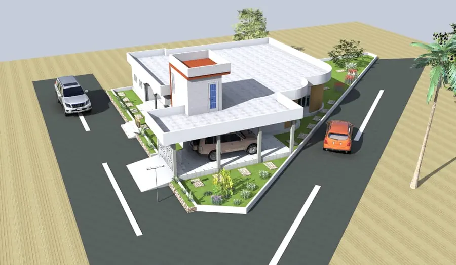 Villa 3 chambres en vente en angle de rue à Ségbé Klémè – 32 millions FCFA
