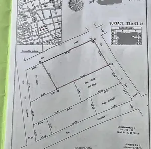 Vente de terrain à Assigamé, 6 lots et demi, angle de rue, bord du goudron – 700 millions FCFA le lot