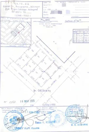 Terrain 1 lot à vendre en angle de rue à Adidogomé Franciscain – 50 millions FCFA — photo 2