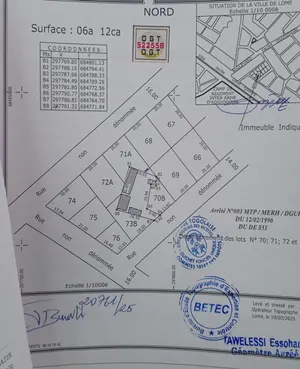 Terrain 1 lot en vente à Avedji Diaspora – 22 millions FCFA