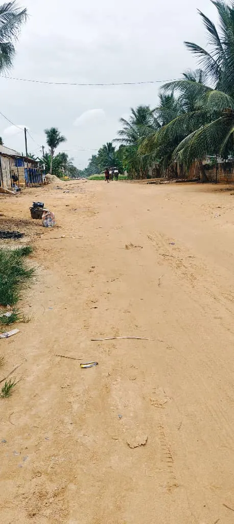 Terrain 2 lots en vente à Zanguéra, derrière station Oando, à 300 m du goudron – 25 millions FCFA le lot