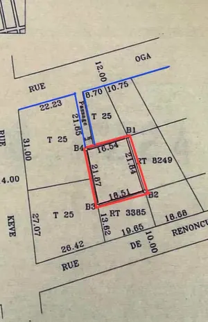 Vente d'un terrain à Nyékonakpoè Lycée, 382 m², à 250 m du goudron – 35 000 000 FCFA — photo 2