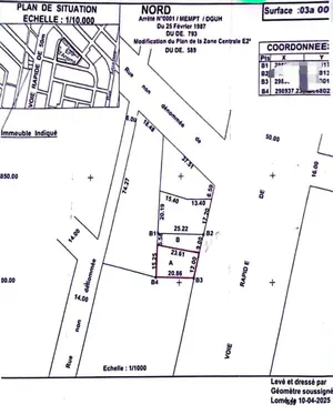 Terrain demi-lot en vente en bordure de goudron à Agoè Anomé – 65 millions FCFA