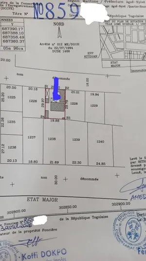 Maison 4 chambres en vente à Agoè Etat Major, proche du goudron – 60 millions FCFA — photo 2