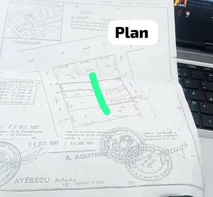 Terrain 2 lots 1200 m² à vendre à Adakpamé Kagnikopé – 55 millions FCFA