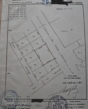 Vente d'un terrain à Agoè Cacaveli, 1 lot face à une voie de 32 m, à 50 m du goudron – 55 millions FCFA — photo 2