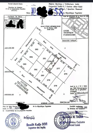 Terrain demi-lot 334 m² en vente à Avédji Woèsomé – 19 millions FCFA — photo 3