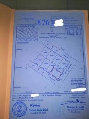 Terrain 1 lot en vente en angle de rue à Segbé – 25 millions FCFA — photo 2