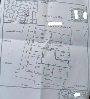 Terrain 1582 m² en vente en bordure de goudron à Agbalepedo – 120 millions FCFA