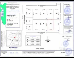 Terrain 2 lots en angle de rue à Agoè Fil O Park – 130 millions FCFA