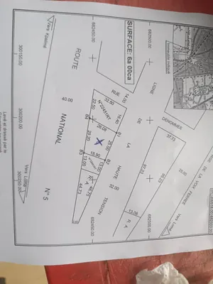 Terrain 1 lot en vente bord du goudron à Adidogomé Adinamoto – 115 millions FCFA