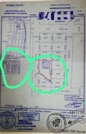 Villa 5 chambres avec dépendance sur 1111 m² à vendre à Agoè Demakpoè – à partir de 45 millions FCFA