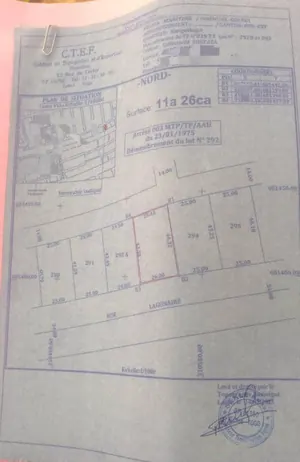 Terrain 2 lots à vendre à Zongo (zone portuaire TP3) – Lomé, 45 millions FCFA le lot