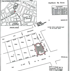 Maison 5 pièces en vente en angle de rue à Agbalepedo – 120 millions FCFA