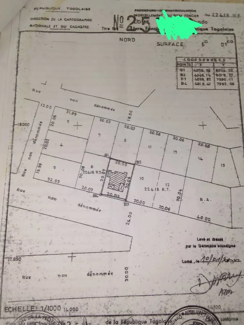 Maison 5 chambres à vendre à Adidogomé Awatamé – 70 millions FCFA
