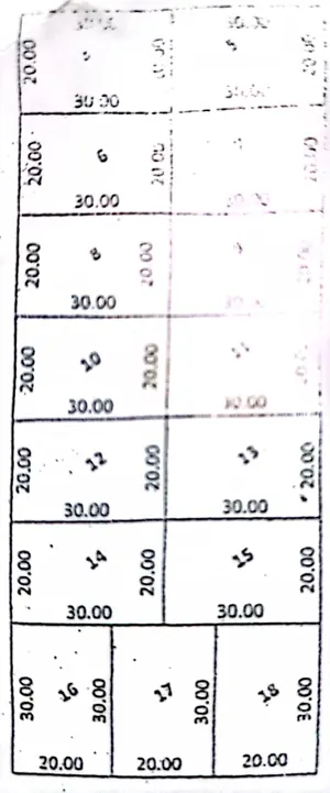 Terrain 3 lots de 1800 m² en vente à Zanguéra Aképédo – 11,7 millions FCFA le lot