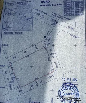 Terrain 1 lot (600 m²) en vente à Dalavé, non loin de la grande voie de Tsévié à Kpomé – 4 millions FCFA le lot — photo 4