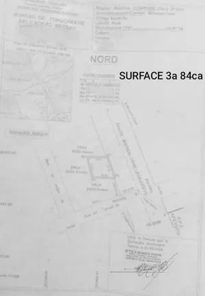 Terrain 384 m² en vente en bordure de la grande voie à Apéssito Quartier La Paix – 20 millions FCFA