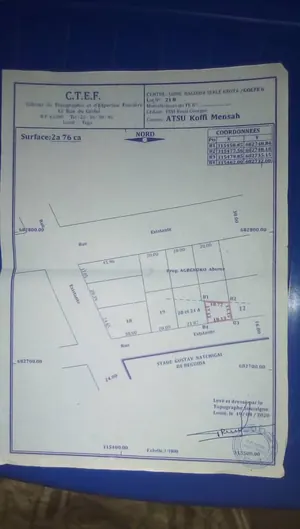 Maison inachevée 2 chambres à vendre à Baguida – 23 millions FCFA