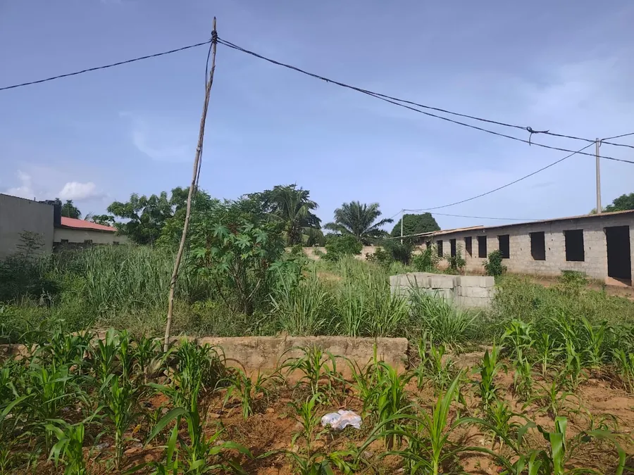 École inachevée en angle de rue à vendre à Ségbé Klélé – 12 500 000 FCFA