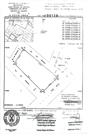 Terrain 4997 m² en vente au quartier Zomayi en plein centre-ville de Kpalimé – à partir de 120 millions FCFA — photo 2
