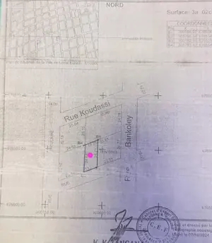 Terrain demi-lot 302 m² à vendre à Kodjoviakopé – 27 millions FCFA
