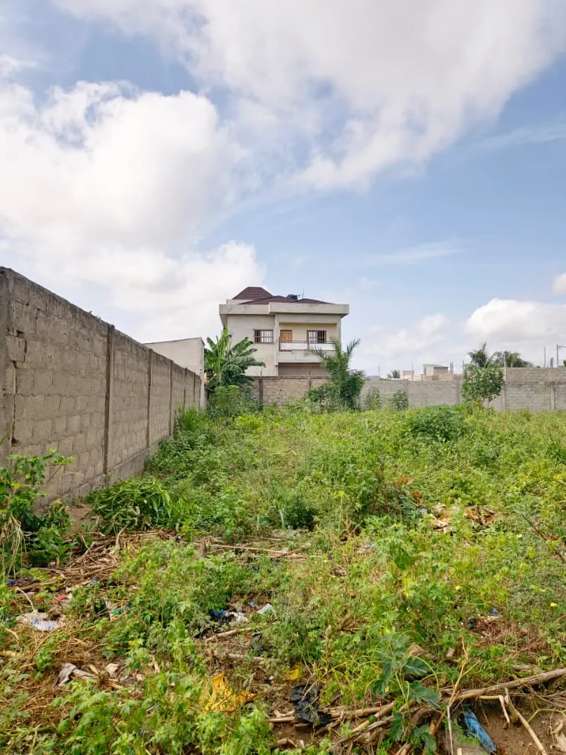 Vente de terrain à Legbassito Carrefour Zovadjin, 1,5 lots (900 m²), titre foncier personnel – prix à confirmer avec l'agence