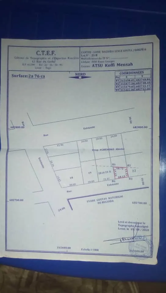 Maison inachevée 2 chambres à vendre à Baguida – 23 millions FCFA