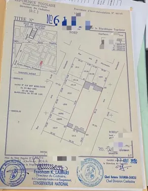 Terrain de 4 lots en vente à Kégué – 60 millions FCFA le lot