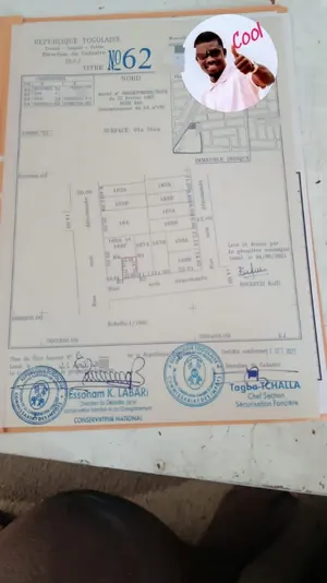 Terrain à vendre à Agoè Lycée (École Atlantique) – 17 millions FCFA