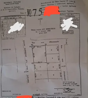 Terrain 1436 m² en vente en bordure de goudron à Agoè – 370 millions FCFA