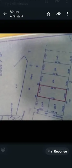 Terrain 900 m² en vente en bordure de goudron à Adidogomé Ancienne Douane – 170 millions FCFA