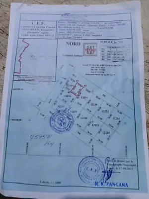 Terrain demi-lot en vente à Ségbé Lankouvi – 9 millions FCFA